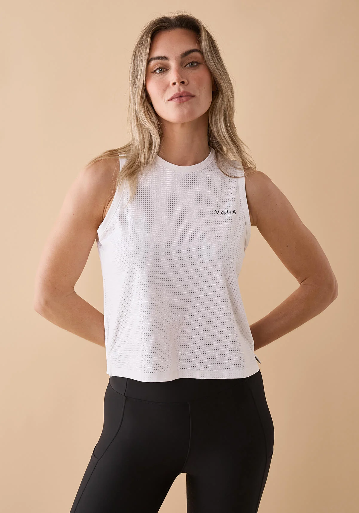 Mesh Tank - White