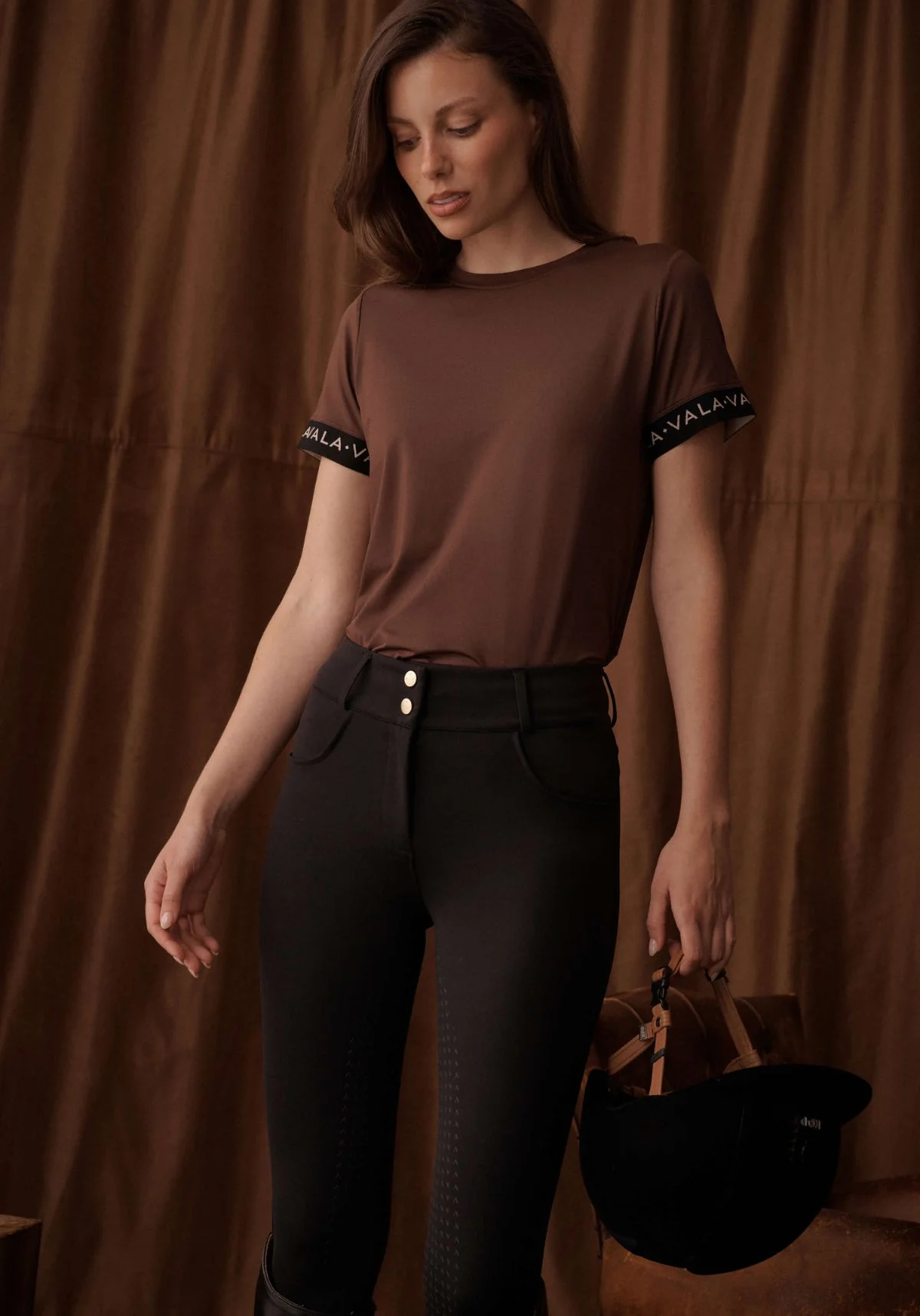 VALA Training Tee - Chocolate - Image 9