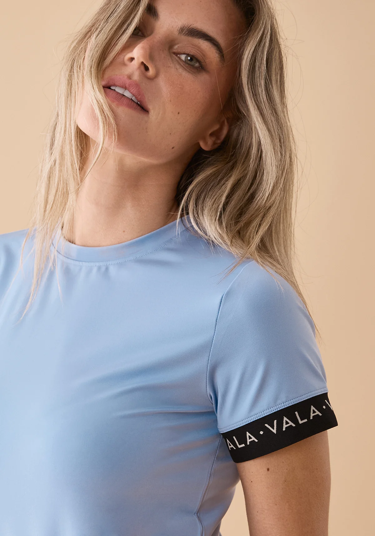VALA Training Tee - Powder Blue - Image 2